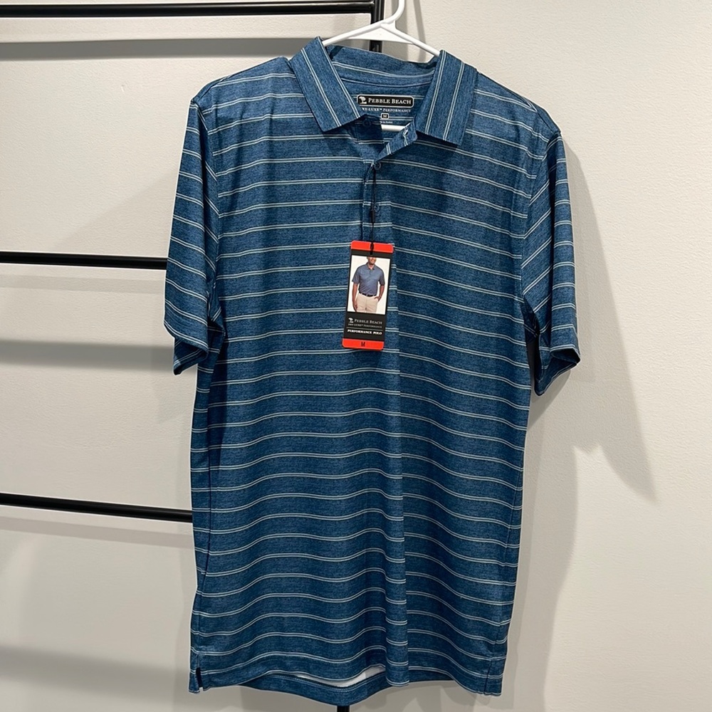 Pebble Beach dry luxe performance polo